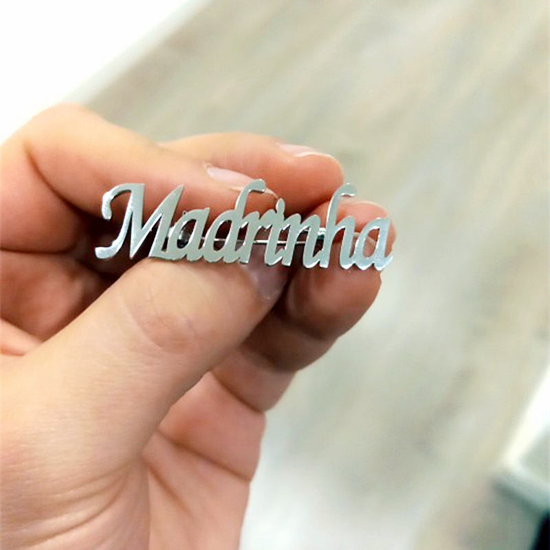 Vintage Brooch Pin - Custom Brooch Can Be Customized Name