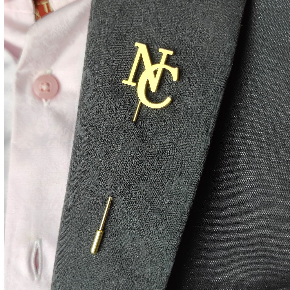 Vintage Brooch Pin - Custom Lapel Pins Men Brooch Letter