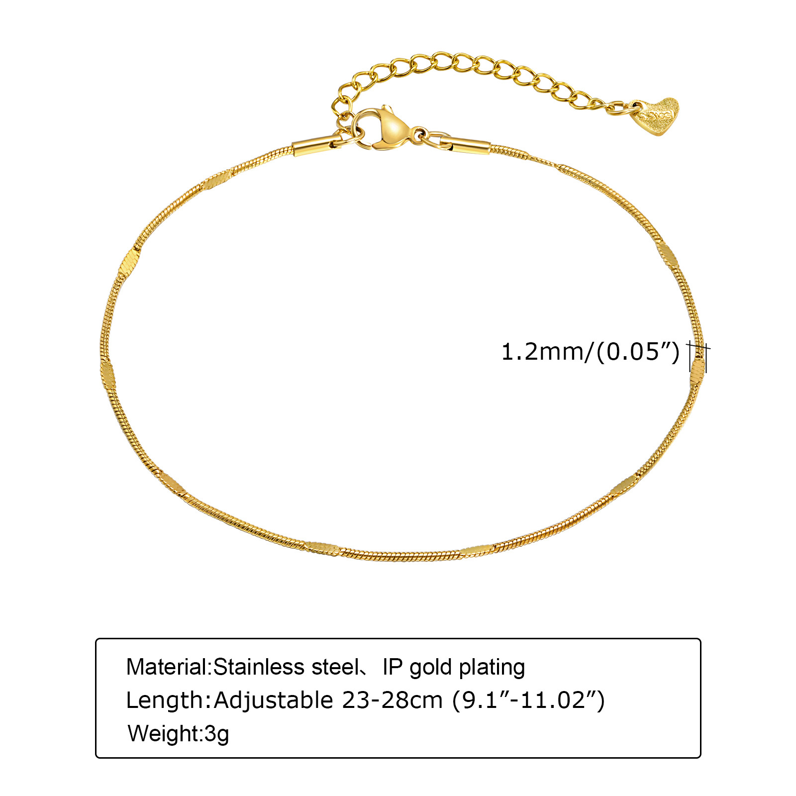 Women's Dainty Squashed Snake  – Jc Jewelry & Watches Photos recenzja i cena