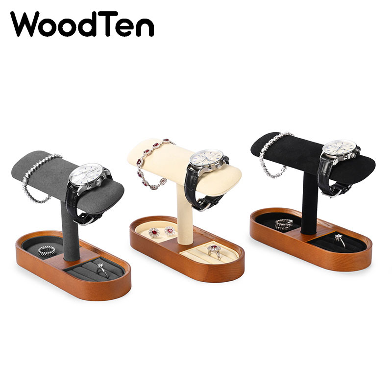 WoodTen Watch Display Stand wi – Watches Jewelry Holder recenzja i cena