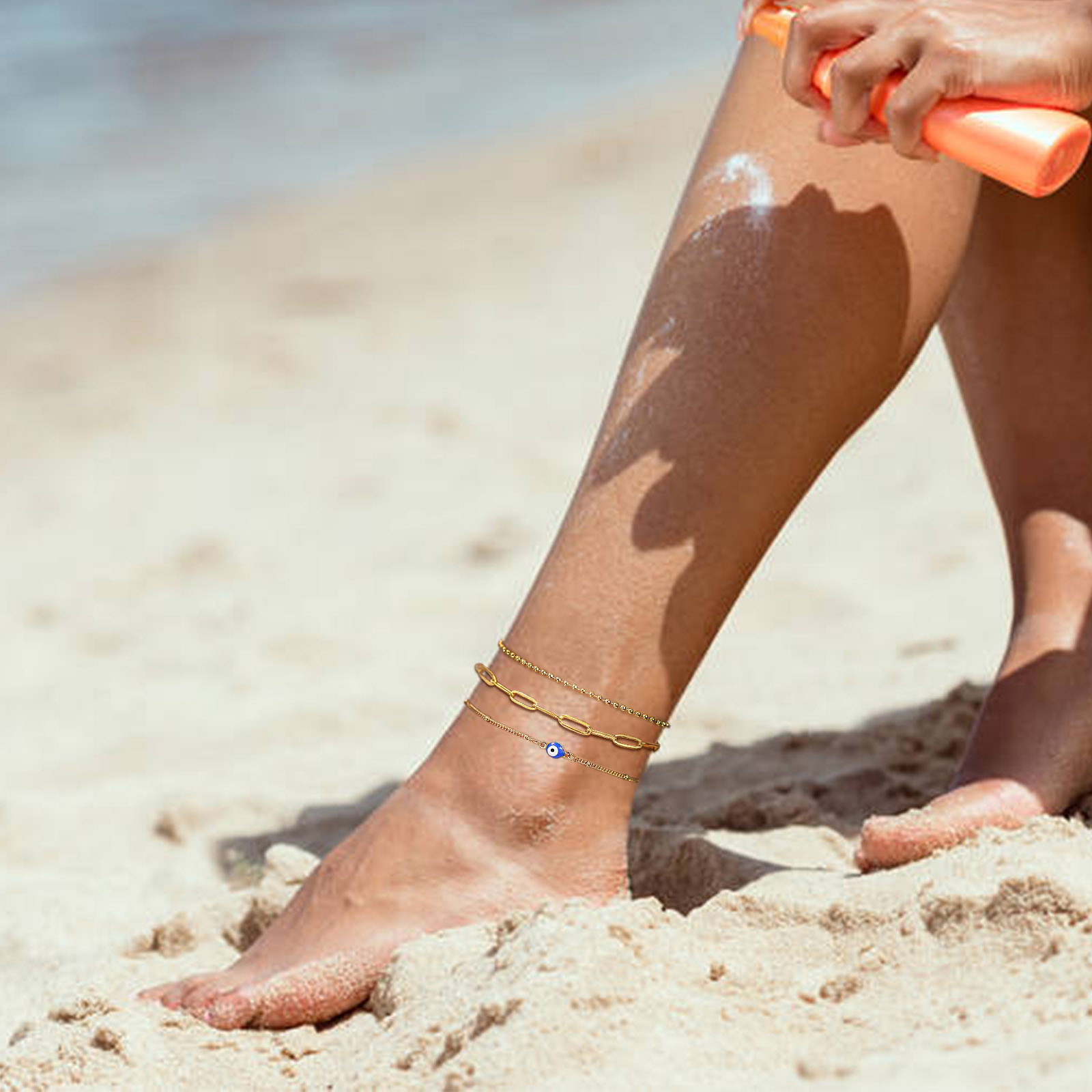Evil Eye  Anklet Bracelet on L – Jc Jewelry & Watches Photos recenzja i cena