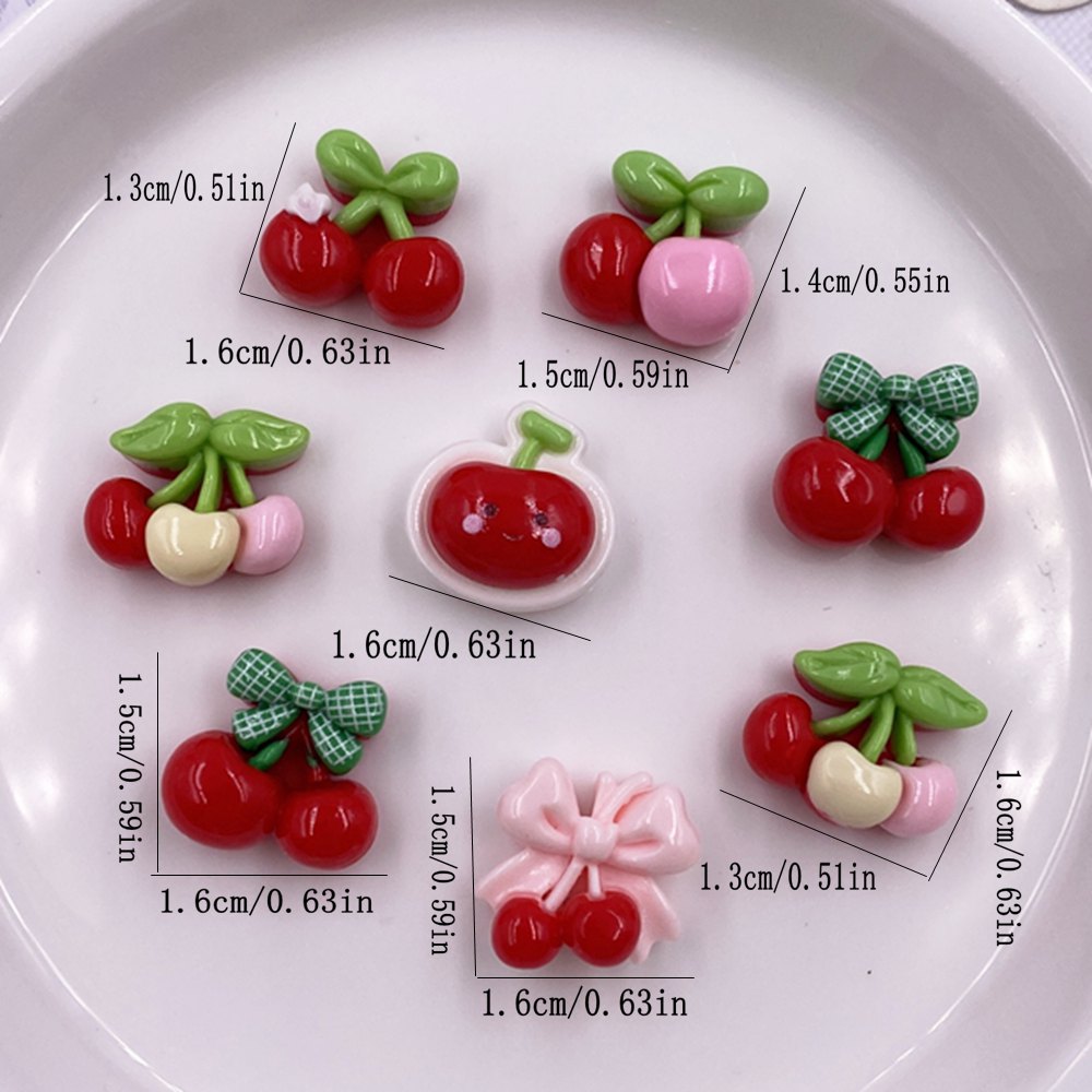 24pcs Colorful Kawaii Cartoon  – Paradise Jewelry & Watches Llc Photos recenzja i cena