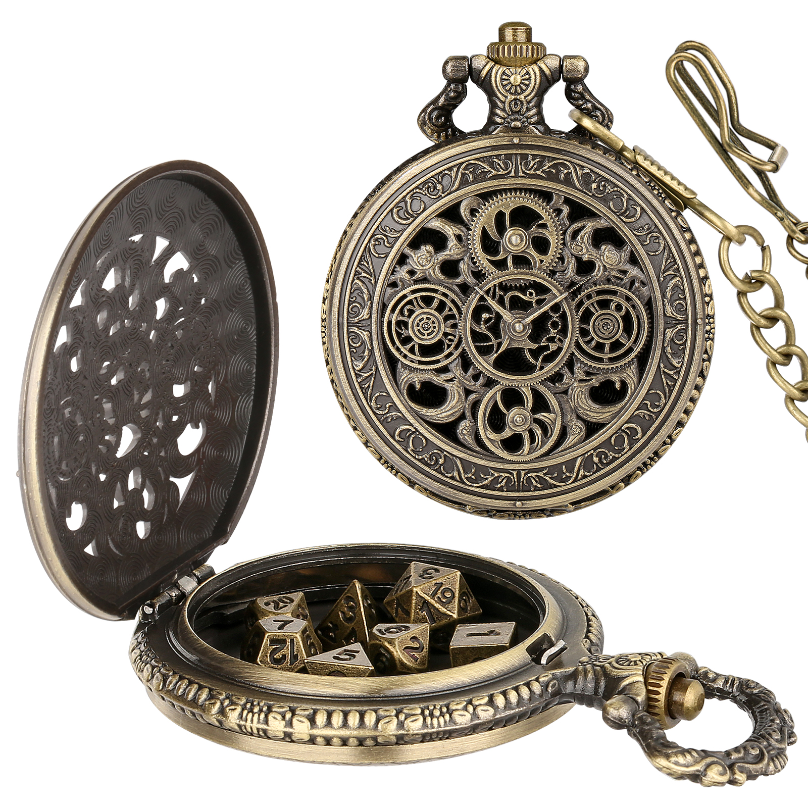 YISUYA Vintage Gears Pocket Wa – Vintage Pocket Watch recenzja i cena