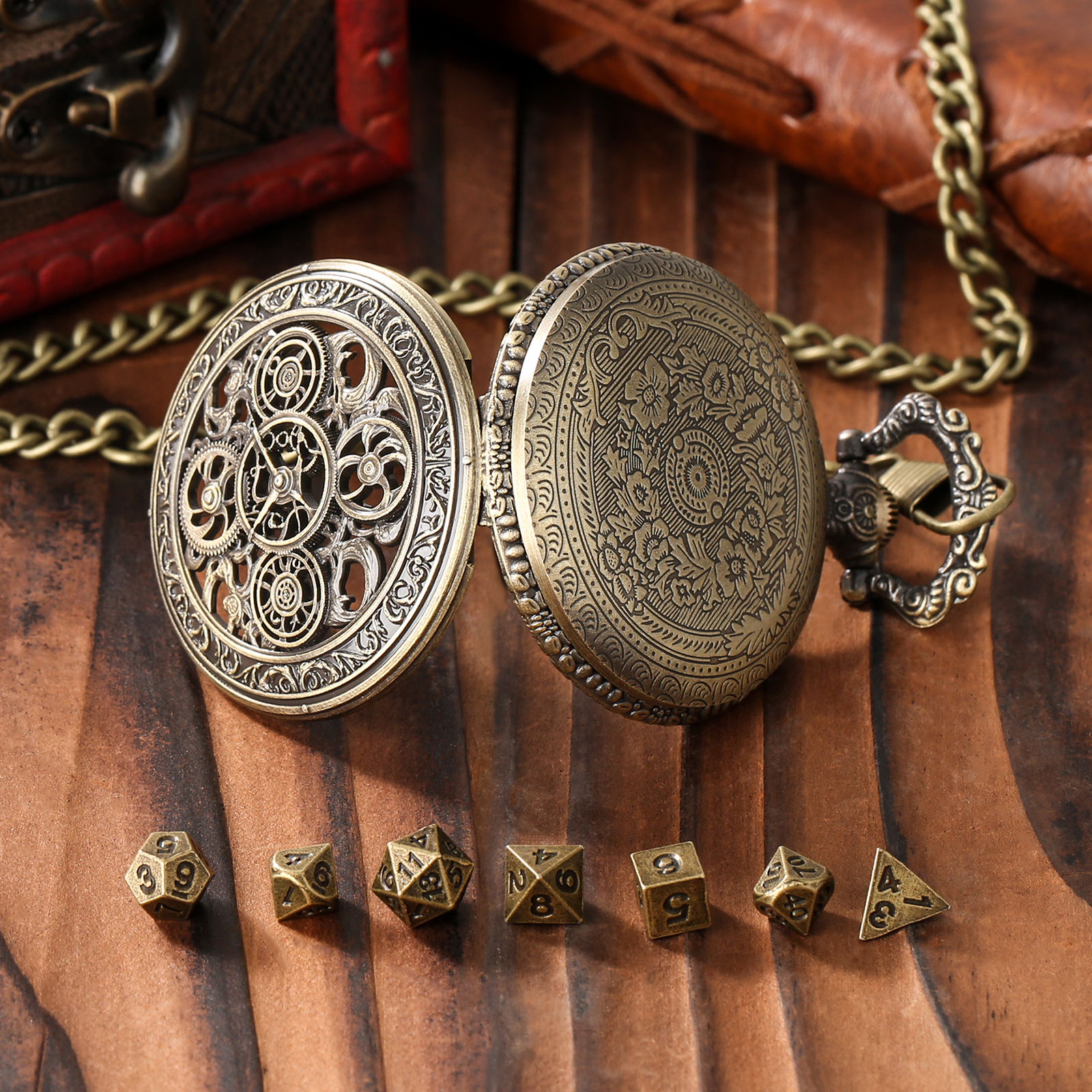 YISUYA Vintage Gears Pocket Wa – Vintage Pocket Watch recenzja i cena