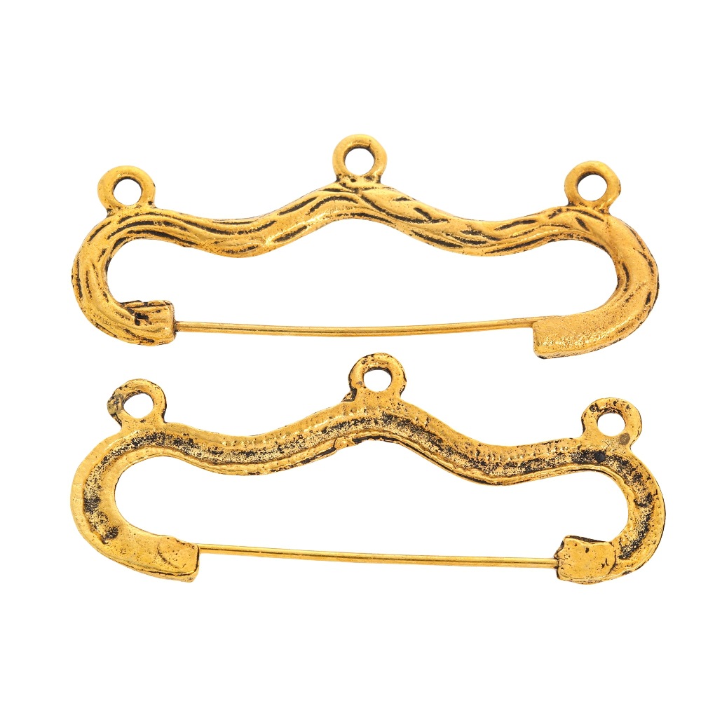 10pcs/LoT Vintage Wave Shape B – Vintage Brooch Pin recenzja i cena