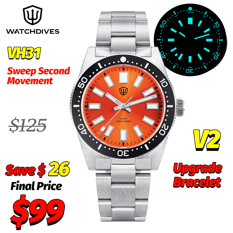 Watchdives WD1965 V2 Quartz Wa – Jewelry For Watches recenzja i cena