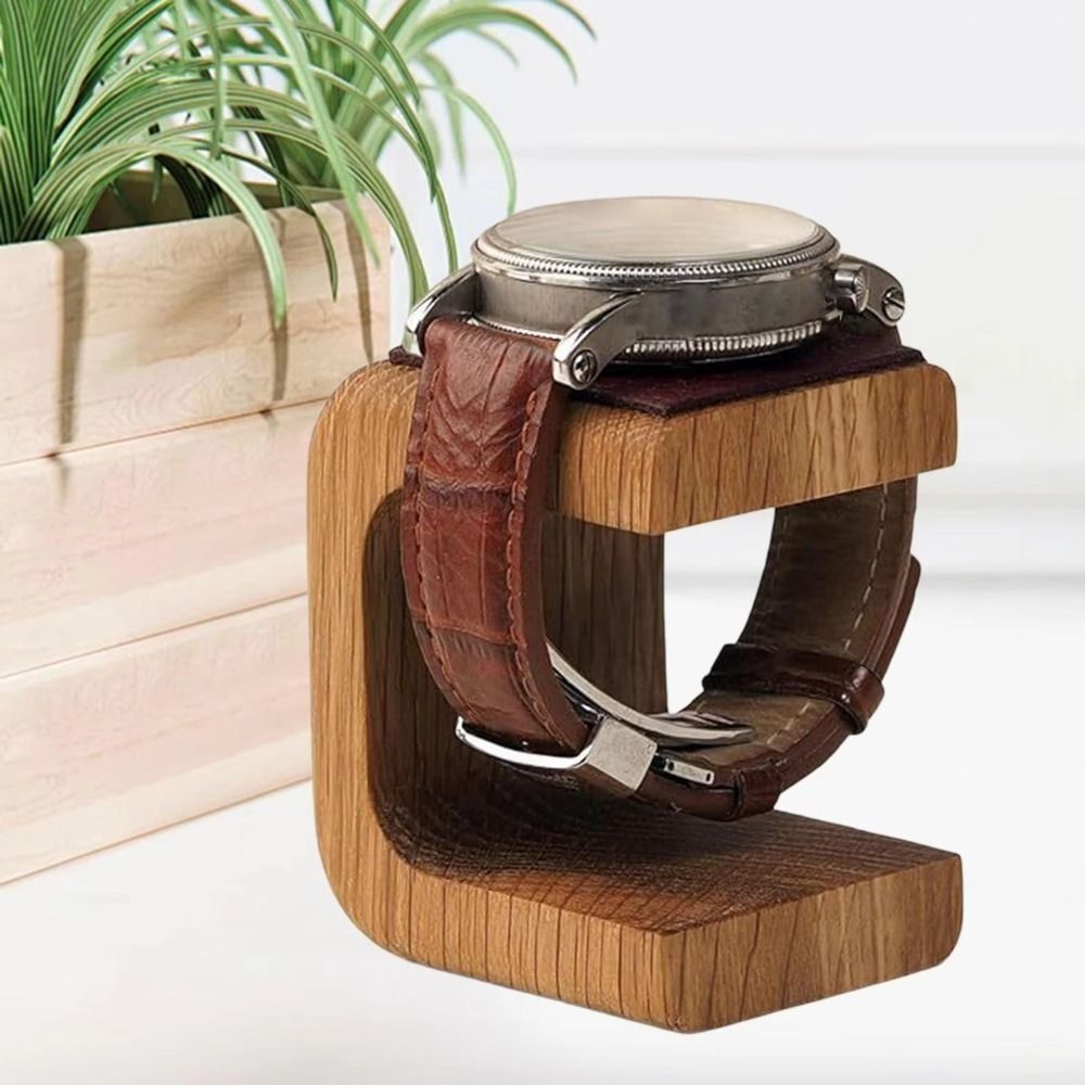 Wooden Watch Display Stand Tab – Watches Jewelry Holder recenzja i cena