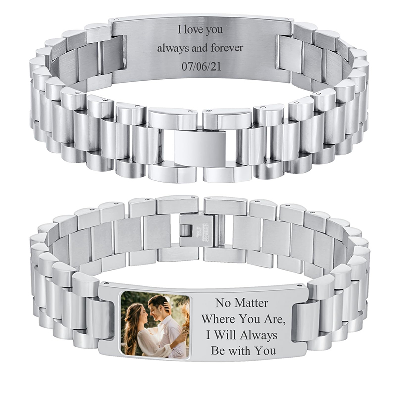 Custom Picture Text Bracelet W – Jewelry Style Watches recenzja i cena
