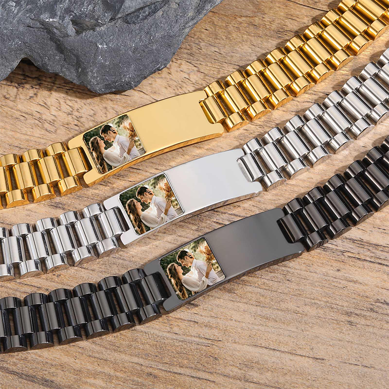 Custom Picture Text Bracelet W – Jewelry Style Watches recenzja i cena