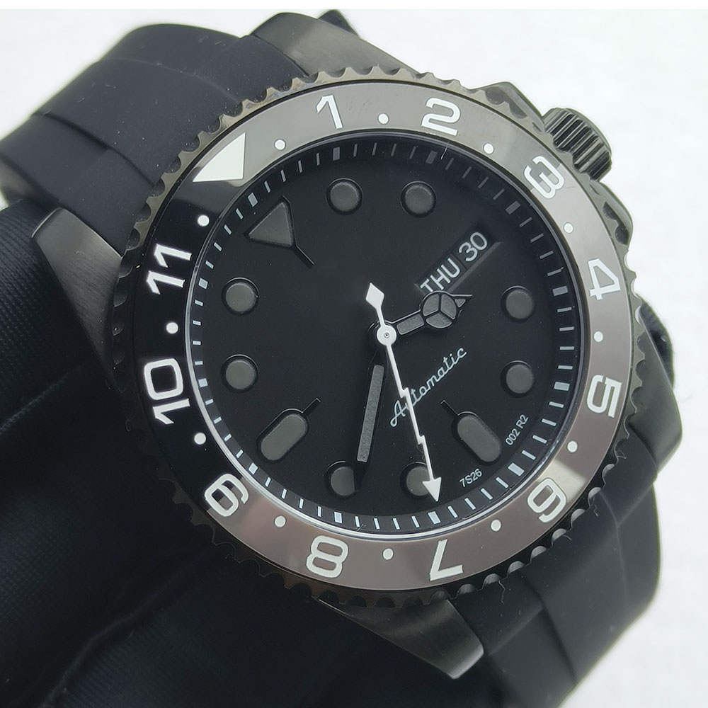40MM NH36 Watch Black Men's St – Jewelry For Watches recenzja i cena