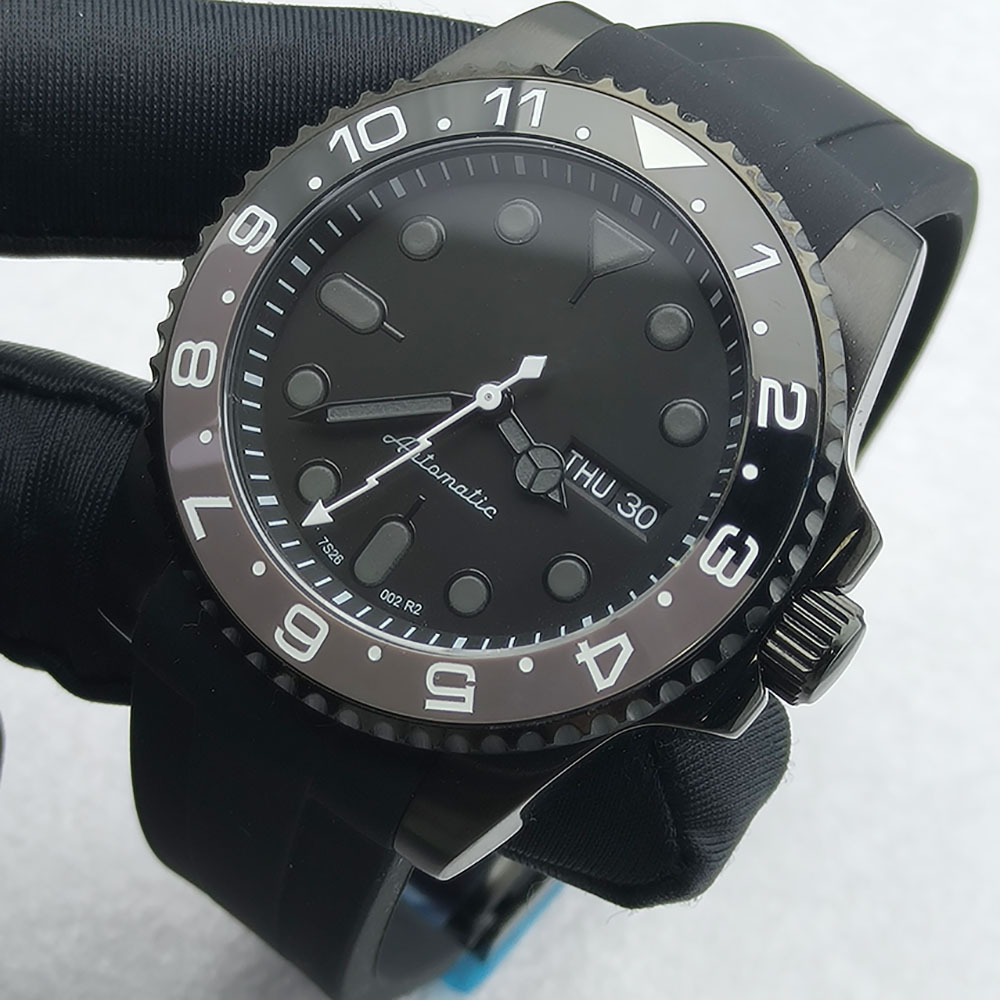 40MM NH36 Watch Black Men's St – Jewelry For Watches recenzja i cena