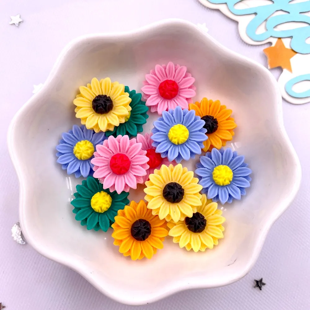 30Pcs Resin Colorful 15mm Sunf – Paradise Jewelry & Watches Llc Photos recenzja i cena