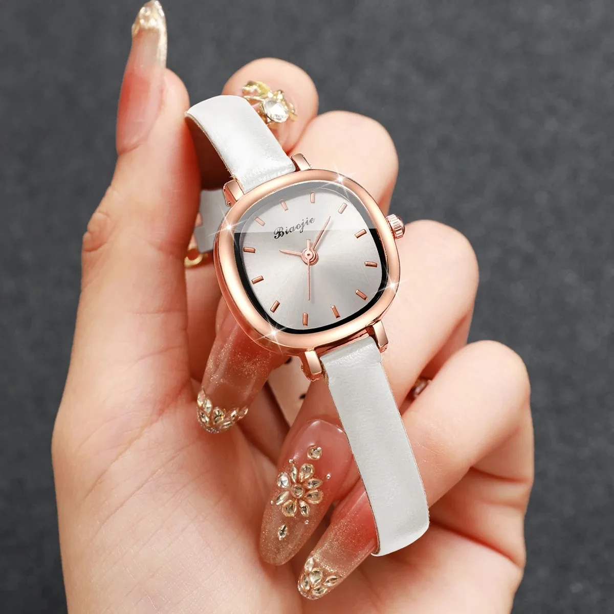 5PCS Fashion Square Dial Women – Fine Jewelry Watches Women recenzja i cena