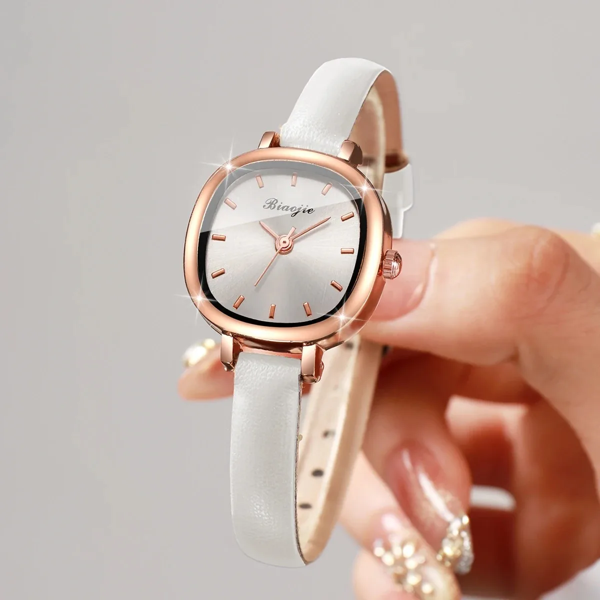 5PCS Fashion Square Dial Women – Fine Jewelry Watches Women recenzja i cena