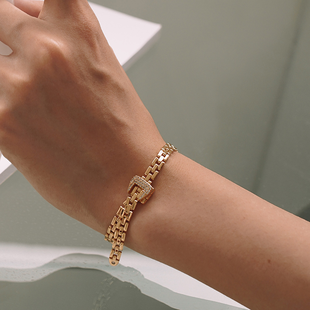 Brass With 18K Gold Watch Band – Fine Jewelry Watches Women recenzja i cena