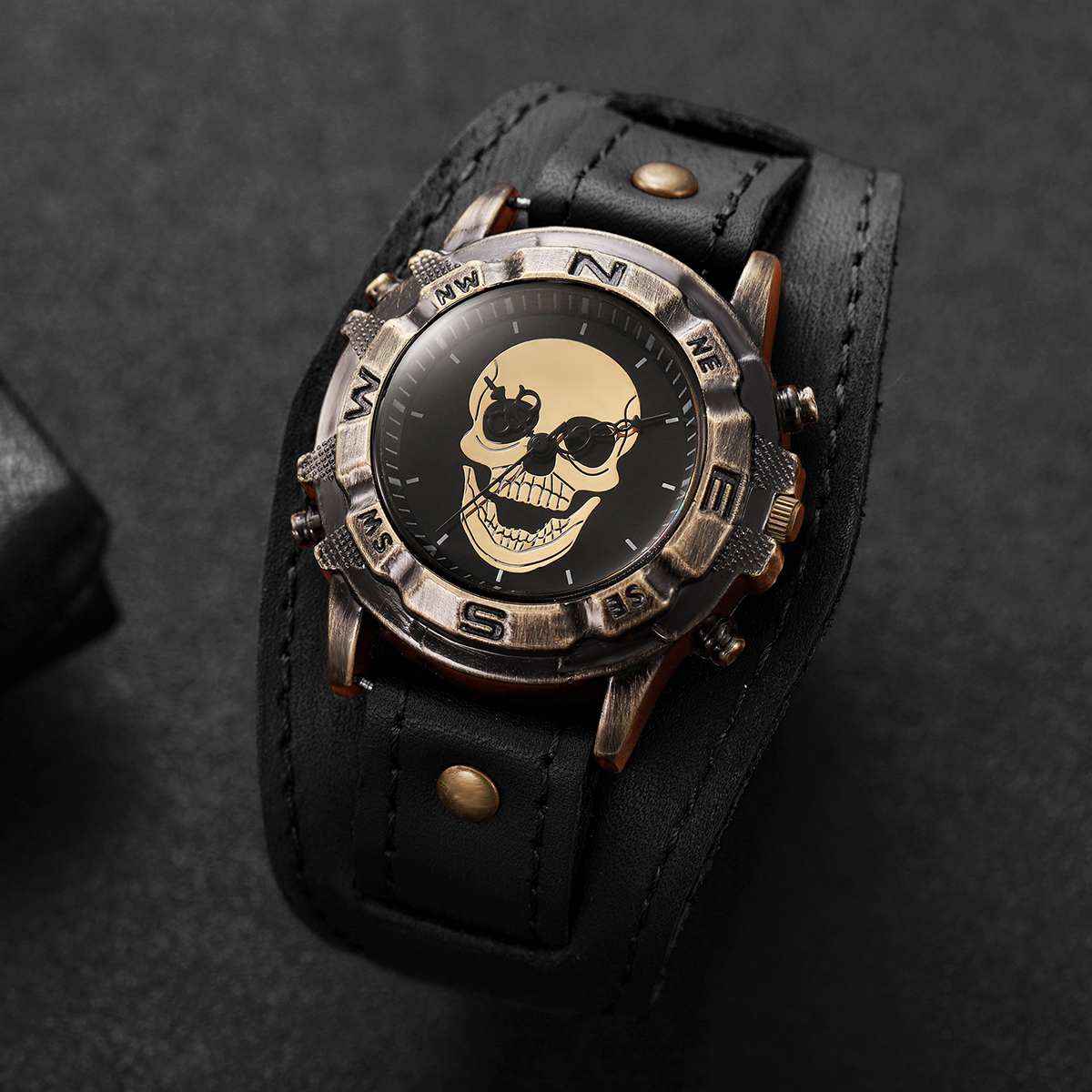 Vintage Skull Men Watch Wide D – Vintage Pocket Watch recenzja i cena