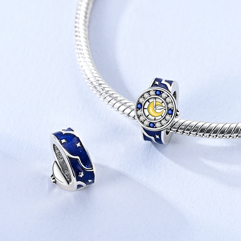 925 Sterling Silver Star Moon  – Fine Jewelry Watches Women recenzja i cena