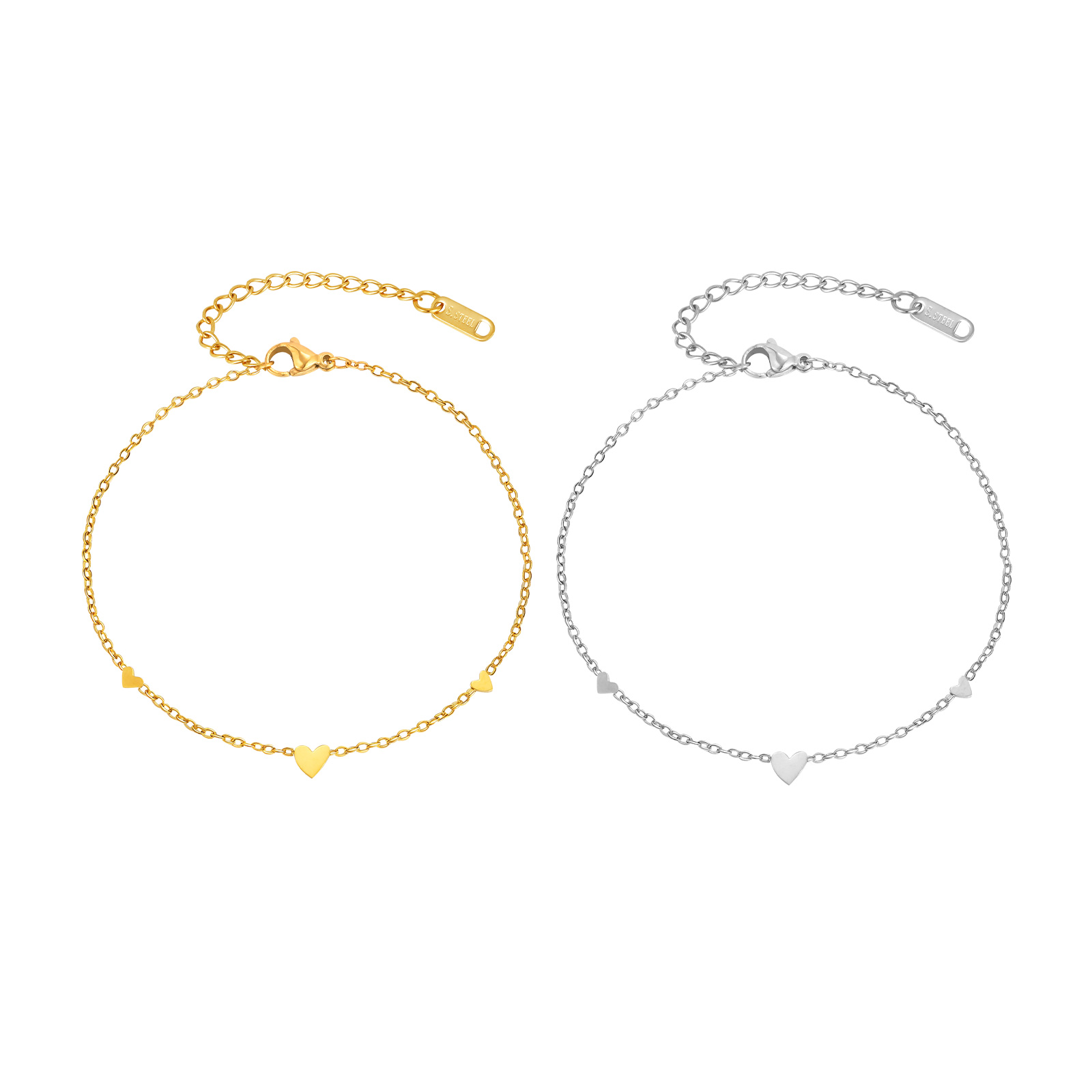 Stainless Steel Heart Anklets  – Jc Jewelry & Watches Photos recenzja i cena