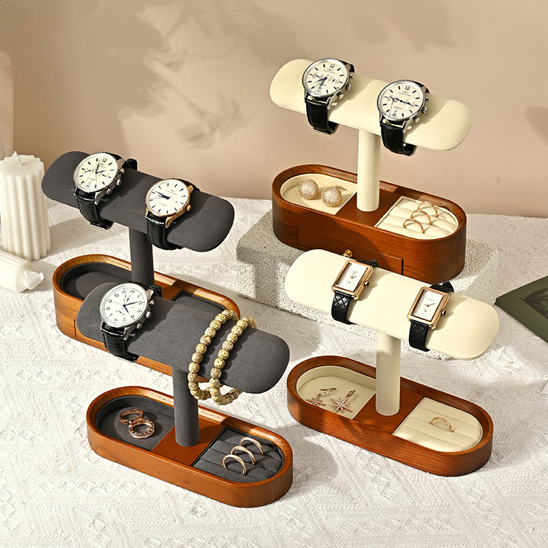 Oirlv Solid Wood Watch Organiz – Watches Jewelry Holder recenzja i cena