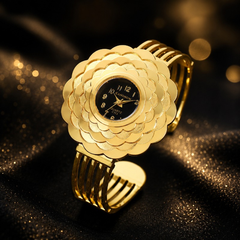 Elegant Women's Flower Quartz  – Unique Jewelry Watches recenzja i cena