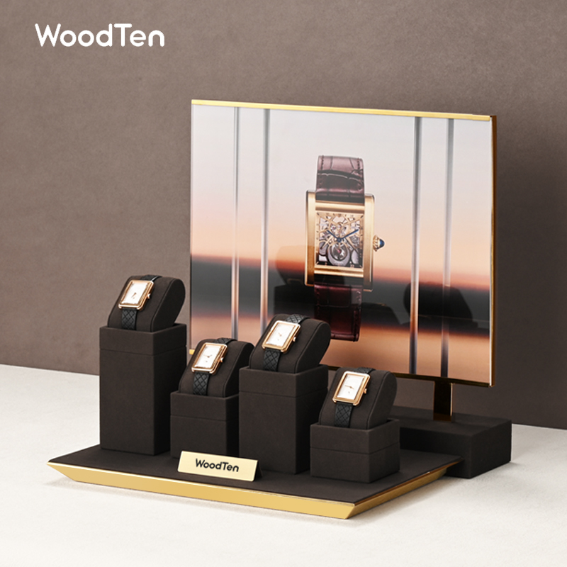 WoodTen Microfibe Watch Stand  – Watches Jewelry Holder recenzja i cena