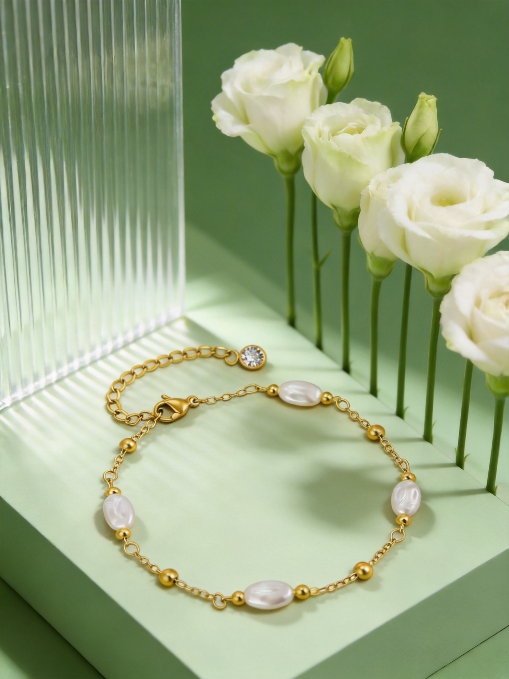 Elegant Imitation Pearl Anklet – Jc Jewelry & Watches Photos recenzja i cena
