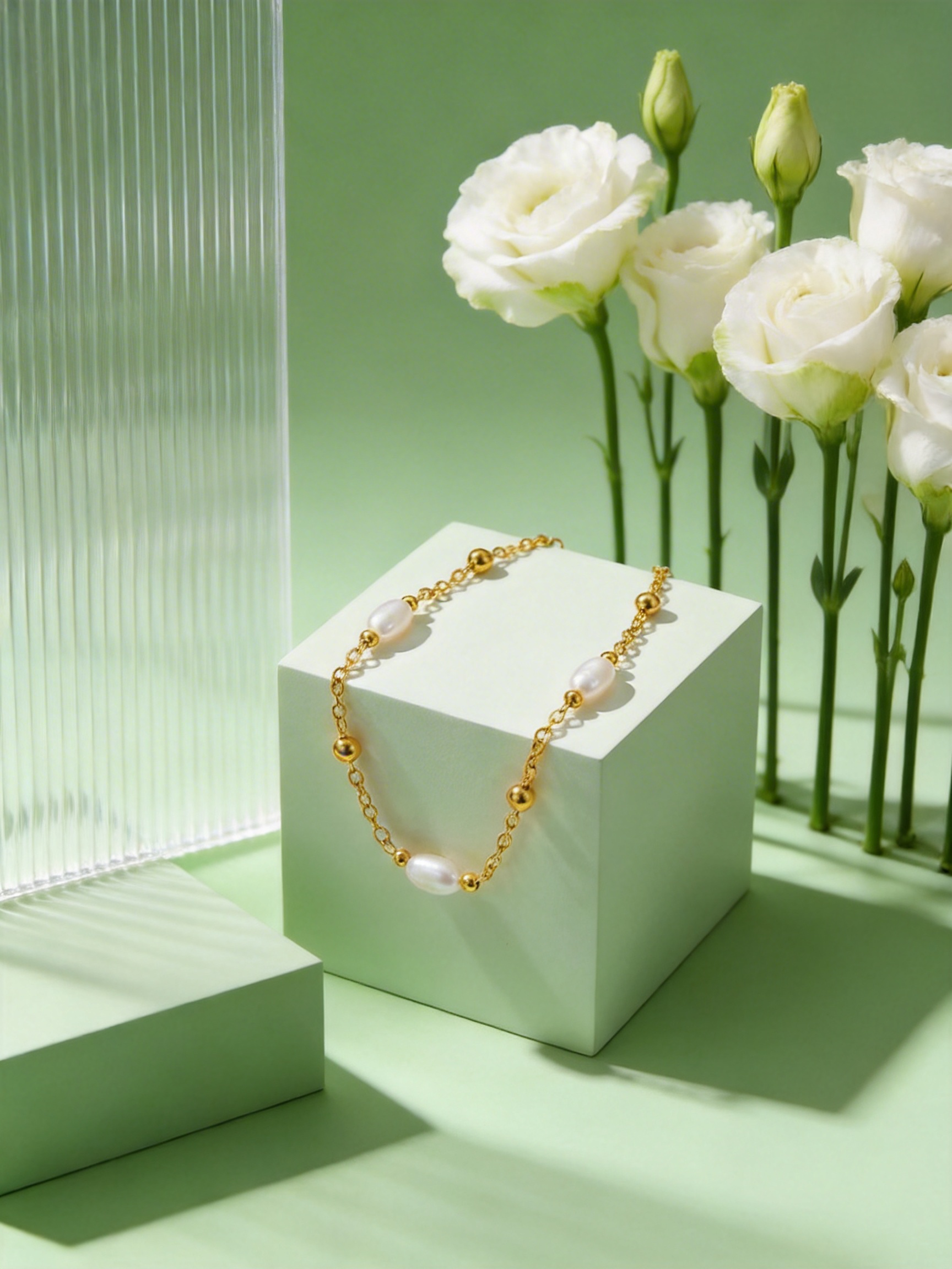 Elegant Imitation Pearl Anklet – Jc Jewelry & Watches Photos recenzja i cena