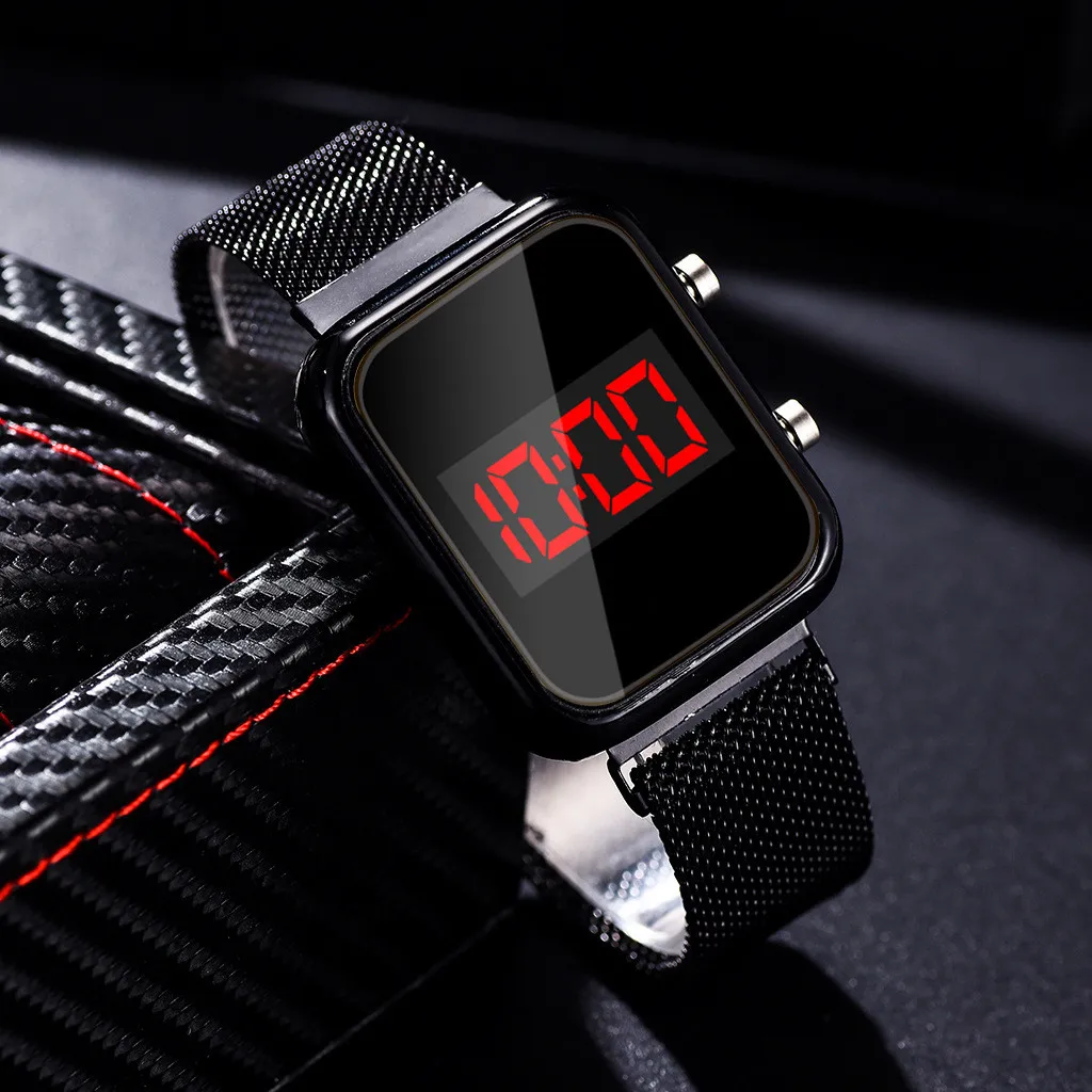 Fashion Magnetic Buckle Rectan – Jewelry Style Watches recenzja i cena