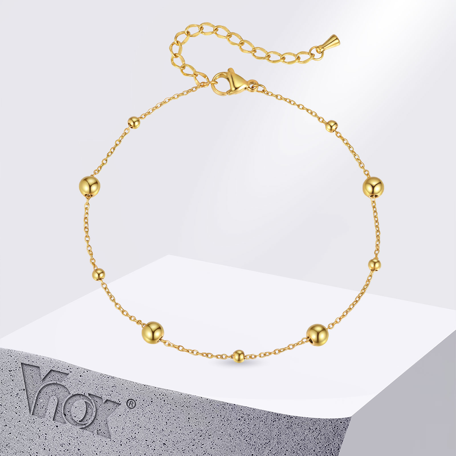 Vnox Stainless Steel Small Bea – Jc Jewelry & Watches Photos recenzja i cena