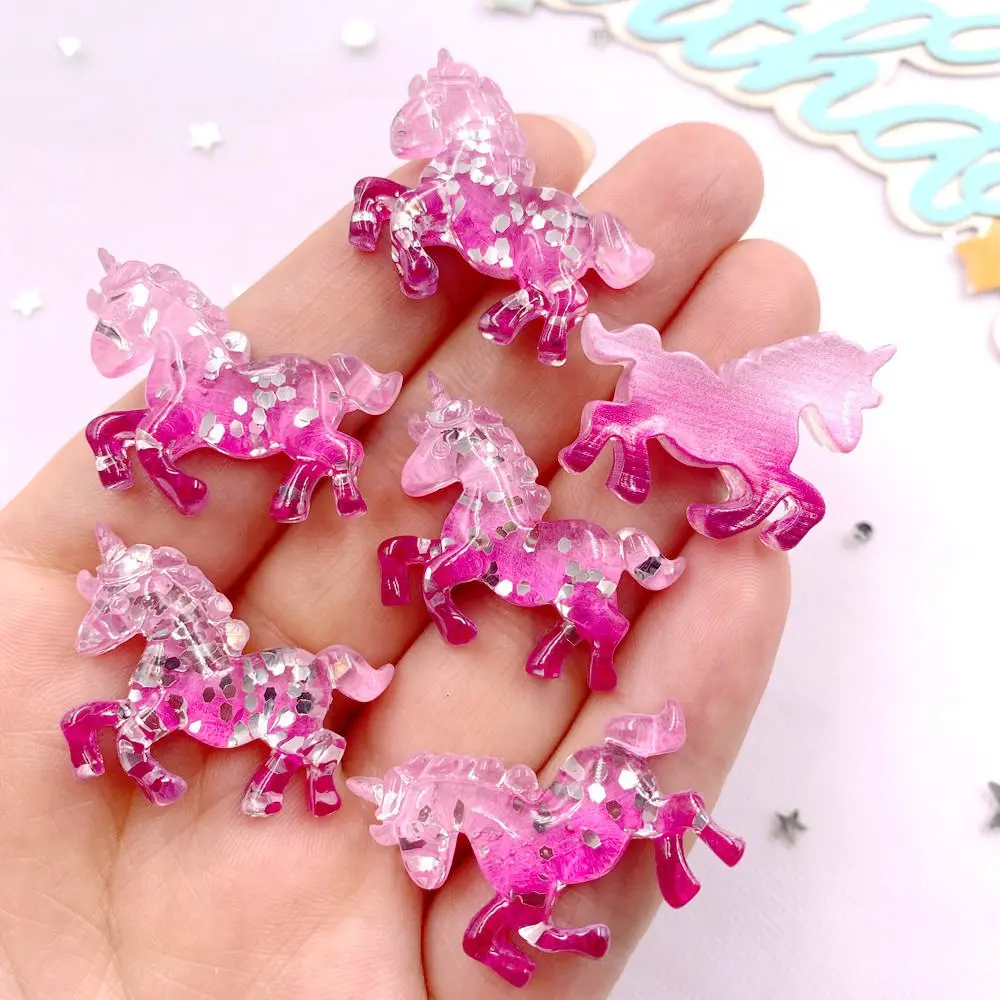 6PCS Colorful Resin Glitter 3D – Paradise Jewelry & Watches Llc Photos recenzja i cena