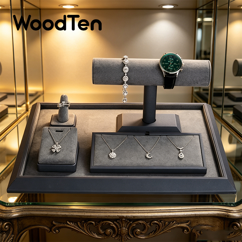 WoodTen Jewelry Stand Display  – Watches Jewelry Holder recenzja i cena