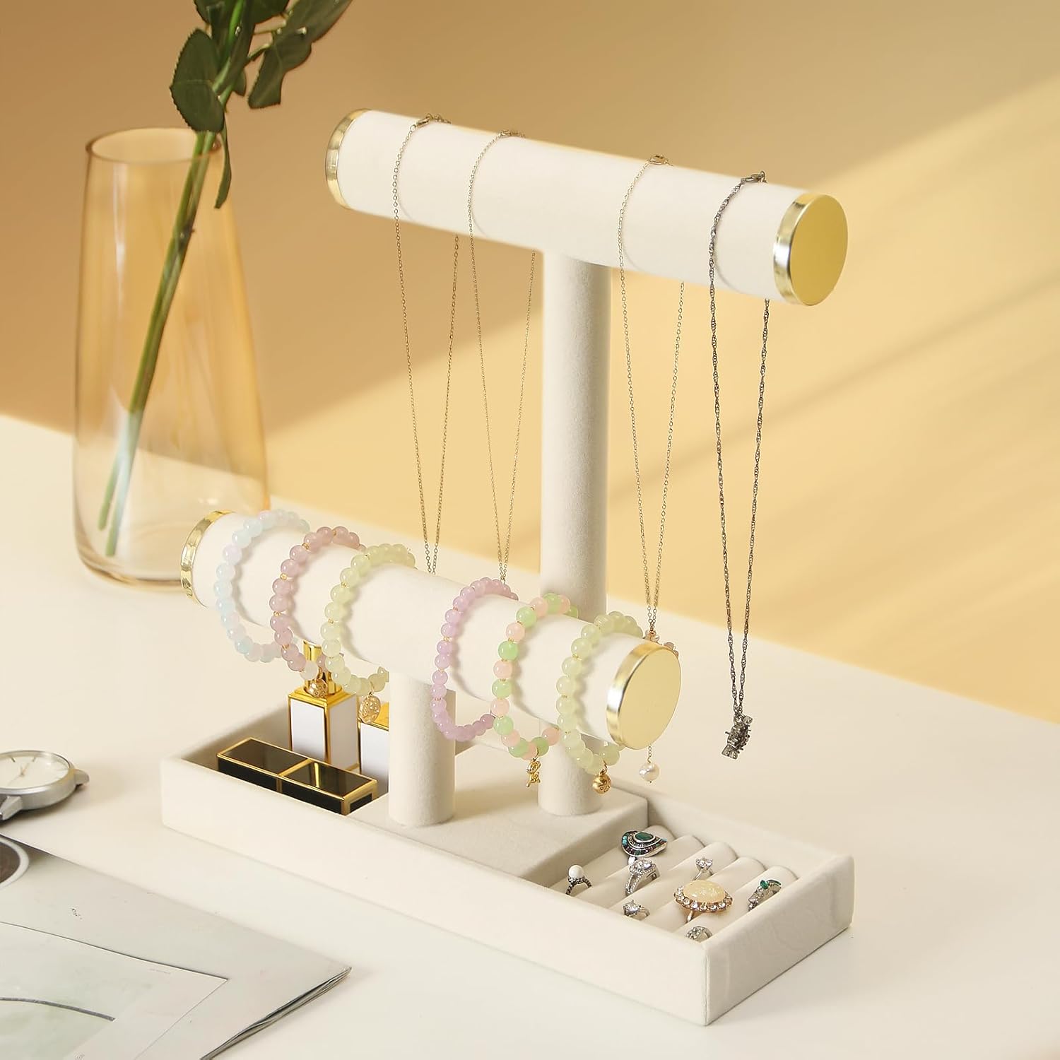 Jewelry Holder Stand, 2 Tier N – Watches Jewelry Holder recenzja i cena