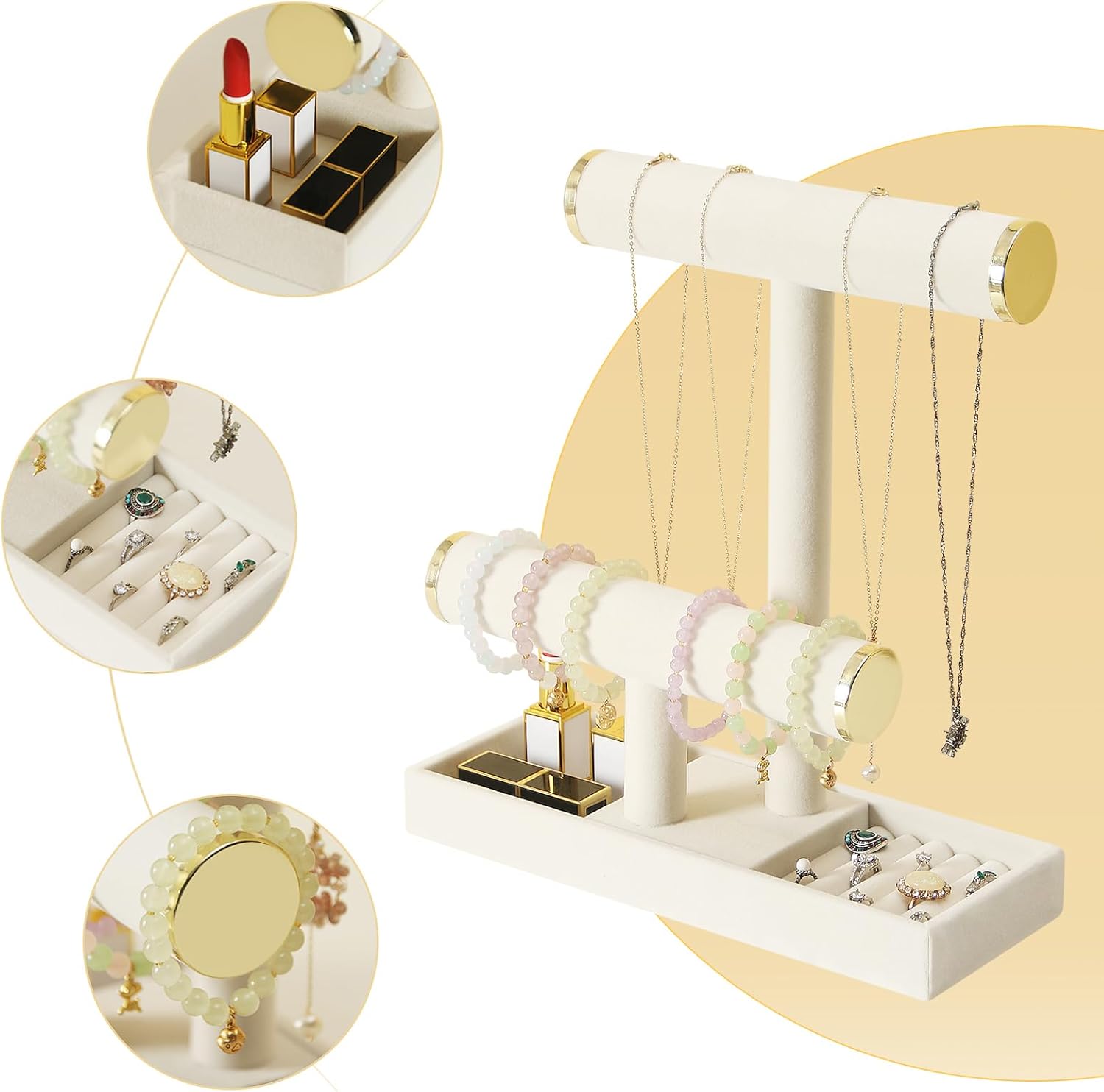 Jewelry Holder Stand, 2 Tier N – Watches Jewelry Holder recenzja i cena