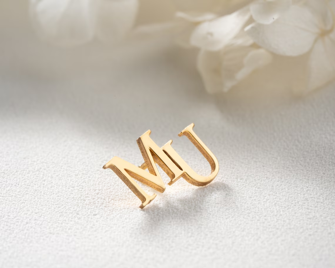 Personalized Initials Jacket L – Vintage Brooch Pin recenzja i cena
