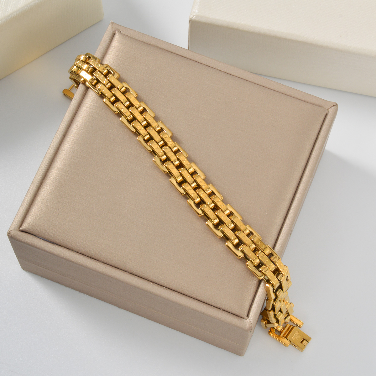Retro Watch Band Link Bracelet – Unique Jewelry Watches recenzja i cena