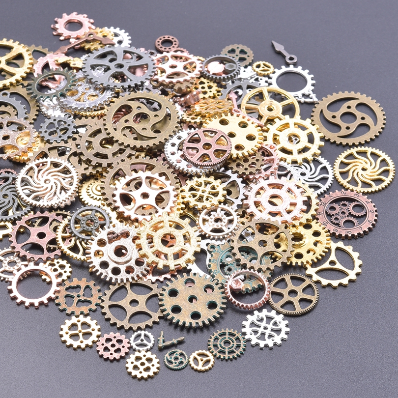 Vintage Random Punk Clock Gear – Jewelry Making Watches recenzja i cena