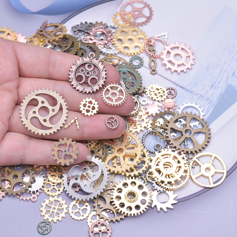 Vintage Random Punk Clock Gear – Jewelry Making Watches recenzja i cena