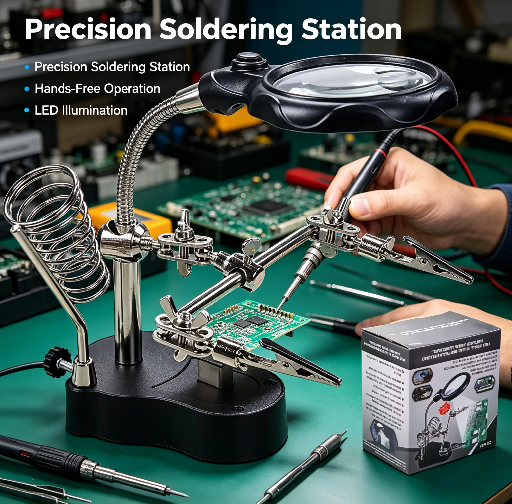 Helping Hands Soldering Statio – Jewelry Watches Repair recenzja i cena