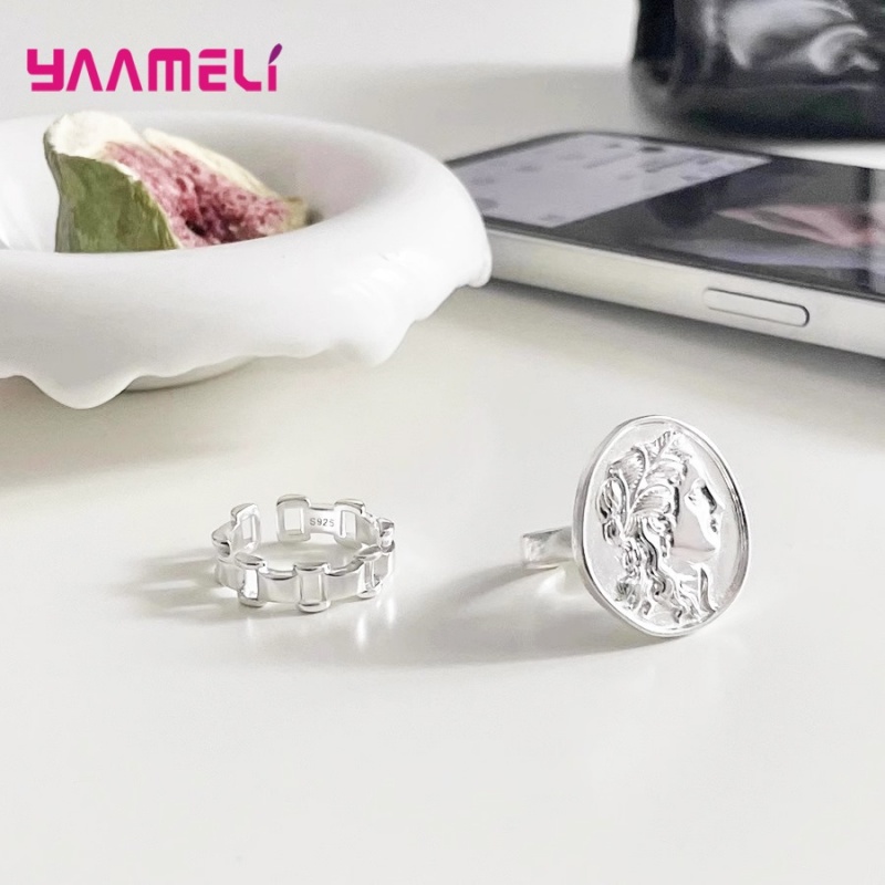 925 Silver  Watch Chain Rings  – Fine Jewelry Watches Women recenzja i cena
