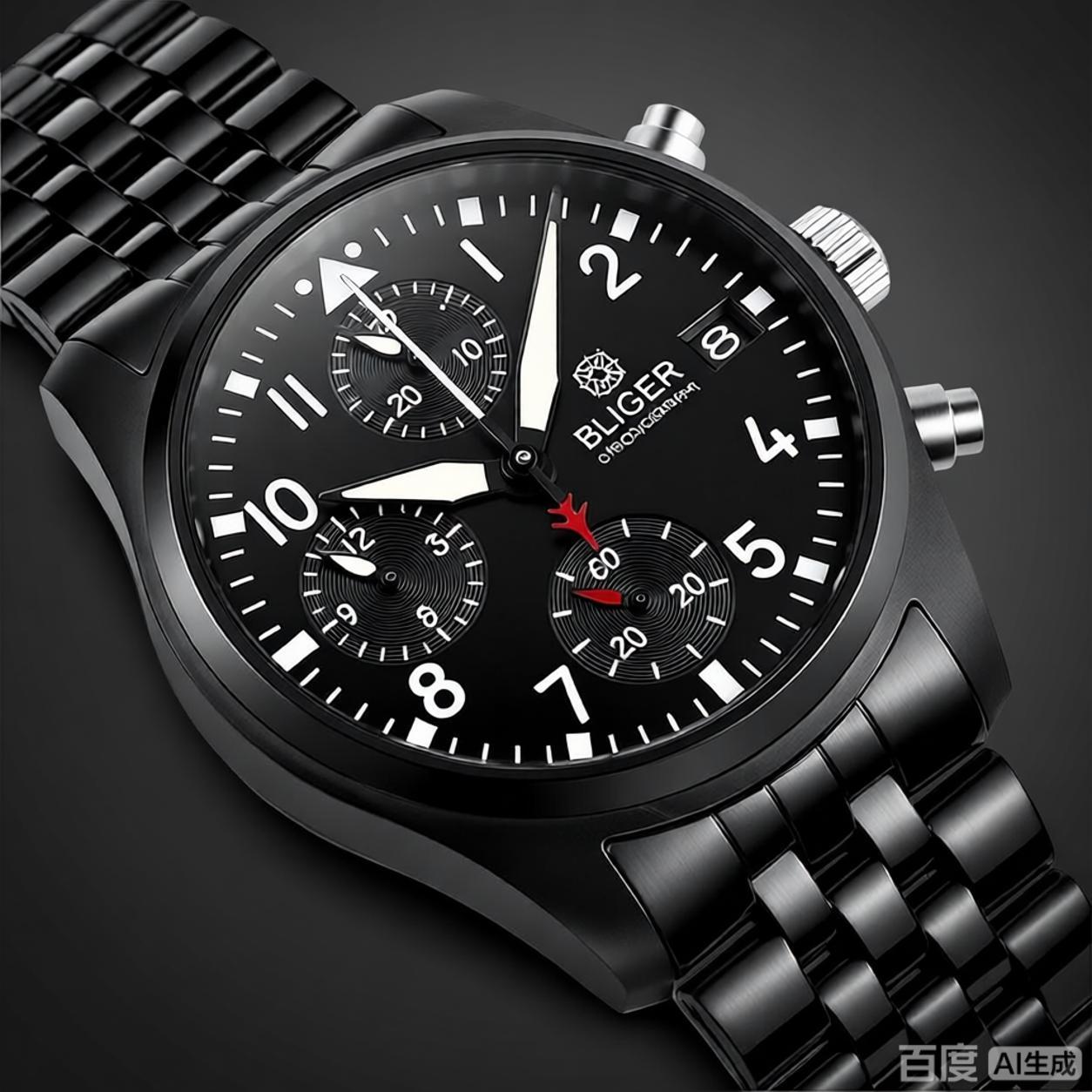 BLIGER Full Black Brushed 38mm – Jewelry For Watches recenzja i cena