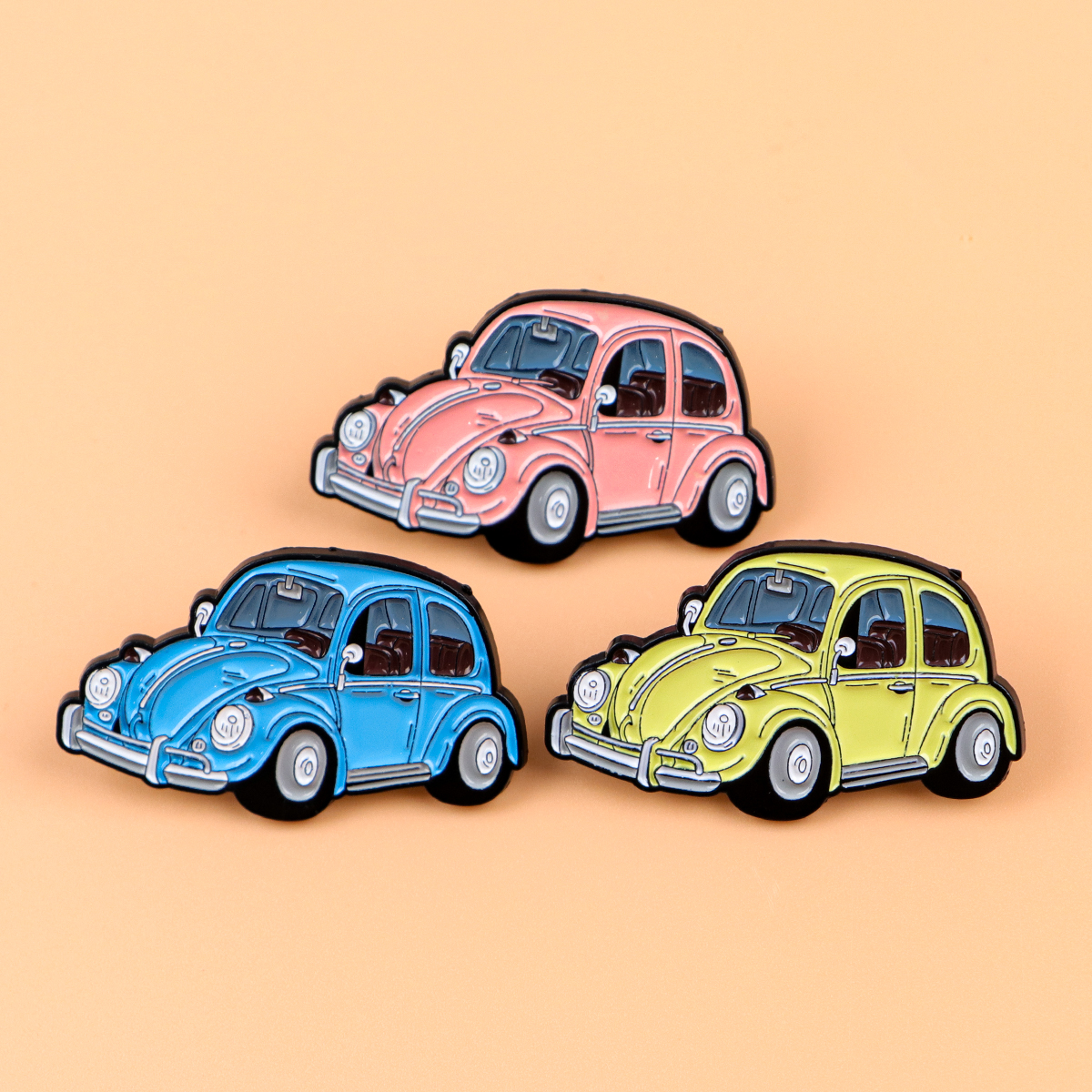3pcs Vintage Car Enamel Pin Ca – Vintage Brooch Pin recenzja i cena