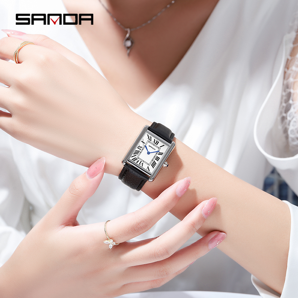 Sanda Rectangular Wrist Watche – Jewelry Style Watches recenzja i cena