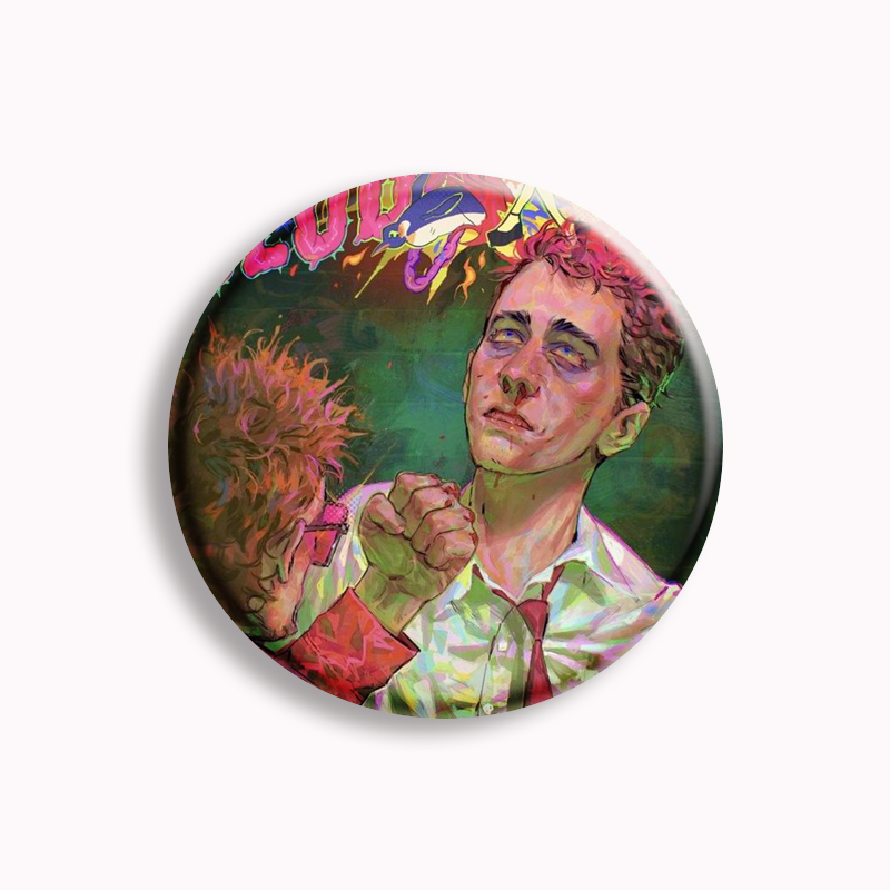 Retro Classic Movie Fight Club – Vintage Brooch Pin recenzja i cena