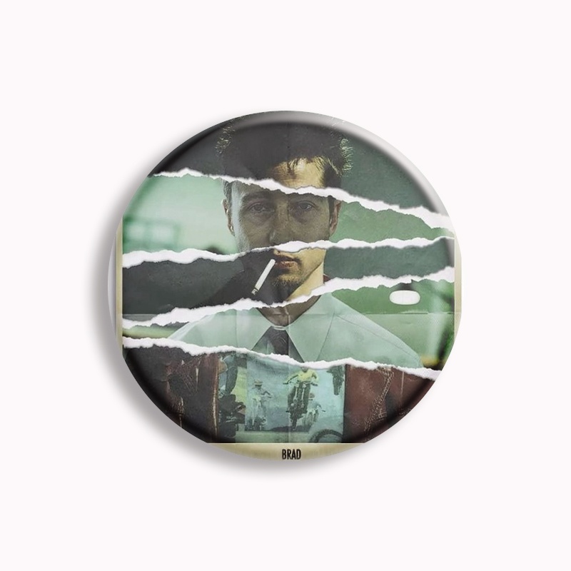 Retro Classic Movie Fight Club – Vintage Brooch Pin recenzja i cena