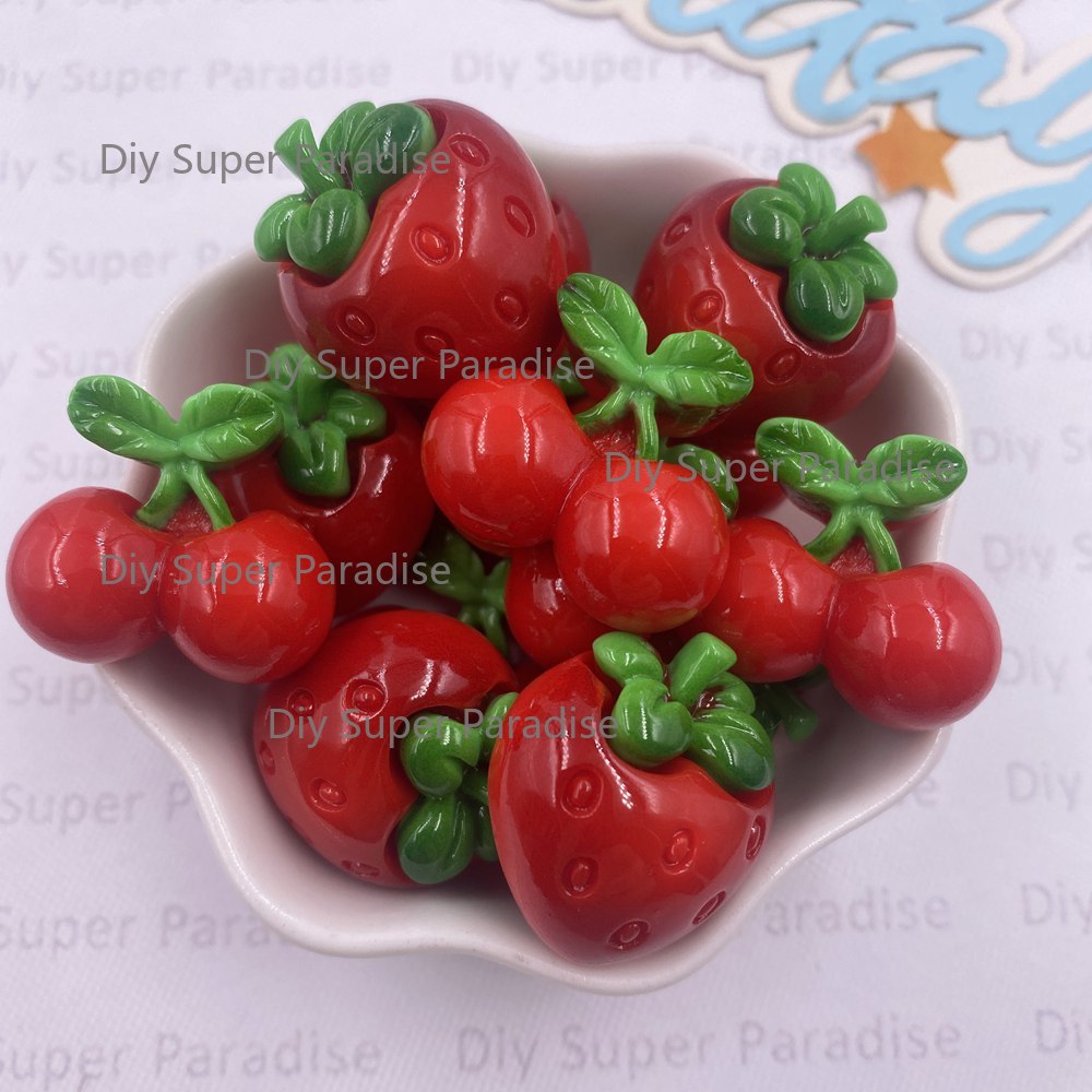 8PCS Resin Kawaii Colorful Red – Paradise Jewelry & Watches Llc Photos recenzja i cena