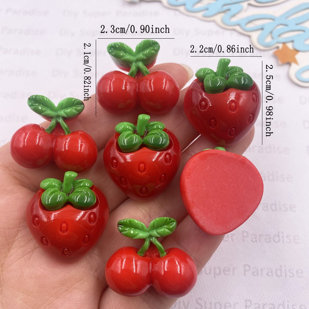 8PCS Resin Kawaii Colorful Red – Paradise Jewelry & Watches Llc Photos recenzja i cena