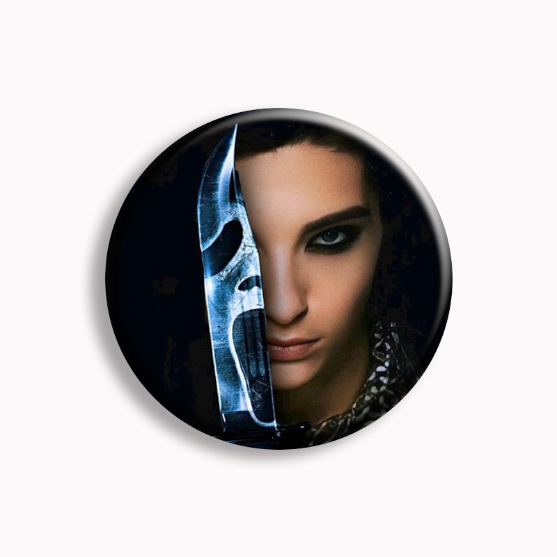 Rock Band Tokio Hotel Kaulitz  – Vintage Brooch Pin recenzja i cena