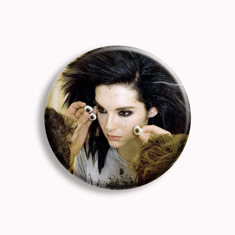Rock Band Tokio Hotel Kaulitz  – Vintage Brooch Pin recenzja i cena