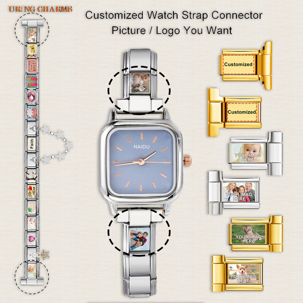 1 pair Picture Logo Customized – Jewelry Making Watches recenzja i cena