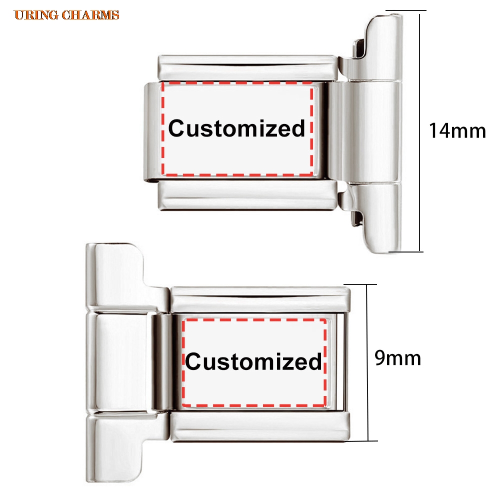 1 pair Picture Logo Customized – Jewelry Making Watches recenzja i cena